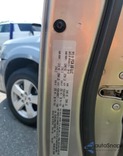 2018 Dodge Journey Se из США, поврежденный, VIN 3C4PDCABXJT495526